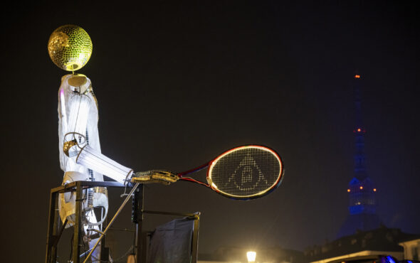 TURIN, ITALY - NOVEMBER 16: A general view of the Night of Tennis during the Nitto ATP Finals 2024 on November 16, 2024 in Turin, Italy. (Photo by Giorgio Perottino/Getty Images for Citta Di Torino )